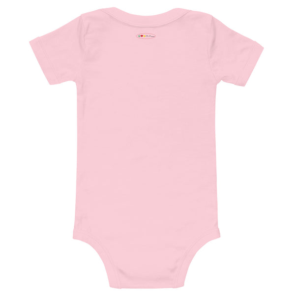 PLP - Onesie SS- White and Pink